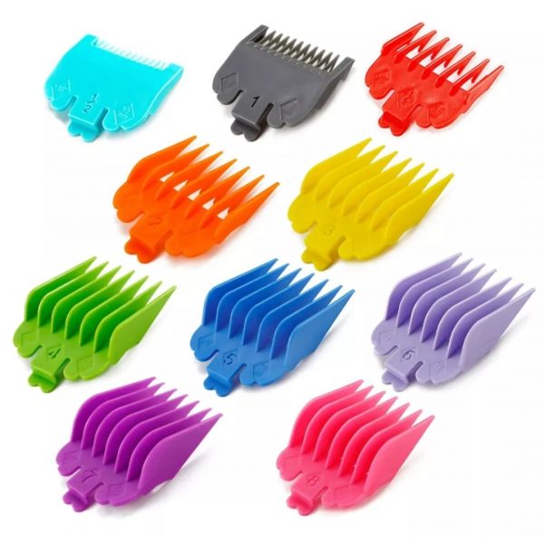 Aufsätze Abstandstücke Kämme Aufsteckkamm für Easy Hair Cut Wahl Haarschneidegeräte, 12 Teilig – Bild 2