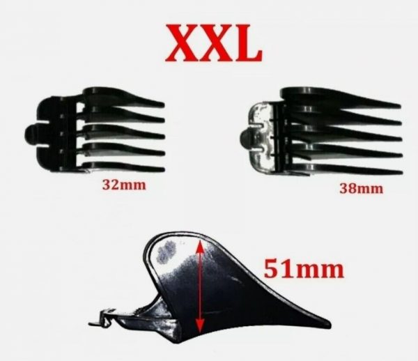 Aufsätze Kämme Führungskämme Aufsteckkamm Abstandhalter Groß XXL 32 mm 38 mm 51 mm – Bild 4