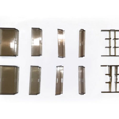 Flowbee Abstandshalter-Set 10-teilig | Original Ersatzteile für Flowbee Haarschneidesystem | Transparente Kunststoff-Abstandshalter in verschiedenen Größen. Aufsätze Abstandstücke