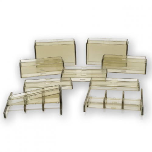 Flowbee Abstandshalter-Set 10-teilig | Original Ersatzteile für Flowbee Haarschneidesystem | Transparente Kunststoff-Abstandshalter in verschiedenen Größen. Aufsätze Abstandstücke