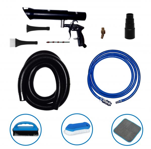 Druckluft Reinigungspistole 2 in 1 Saugen & Ausblasen mit Rotationstechnik HCL-30 – Bild 4