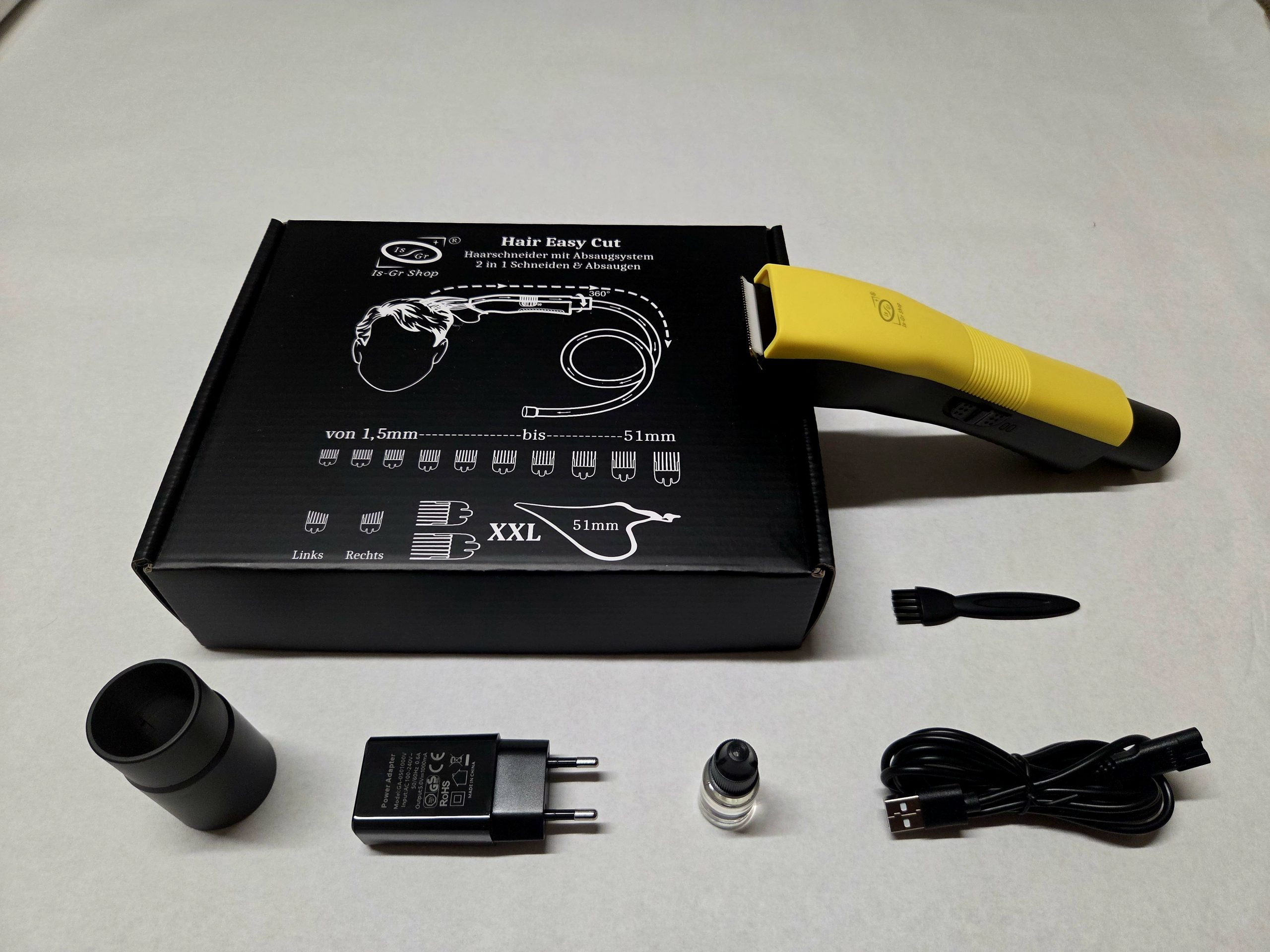 Hair Easy Cut Haarschneider mit Absaugsystem 2 in 1 Schneiden Saugen | Sommeraktion – Bild 9