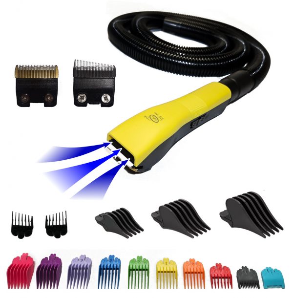 2x Scherkopf Hair Easy Cut Haarschneider Staubsauger 2 in 1 Schneiden Saugen, Vakuum, Haarschneider Bartschneider Haar Sauger Übergang Haarschnitt – Bild 9