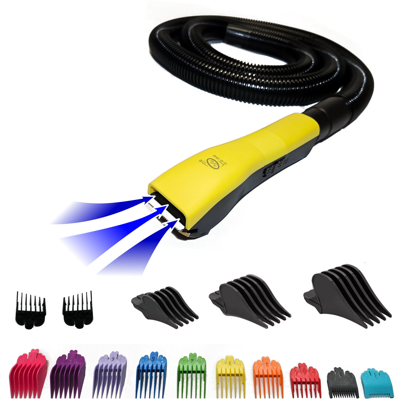 Haarschneider mit Absaugsystem 2-in-1 Haare schneiden & saugen